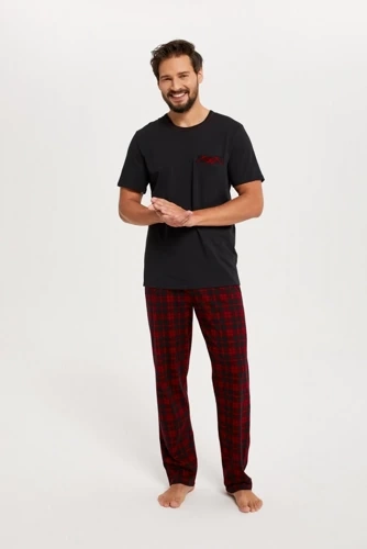 Zeman Pigiama uomo manica corta, pantalone lungo Moda italiana