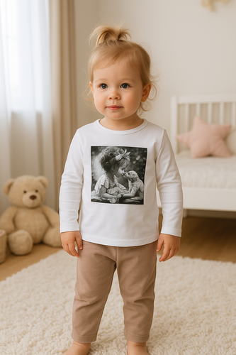 Camicetta Kiss Baby Bambarillo white-jersey | Comfort e stile