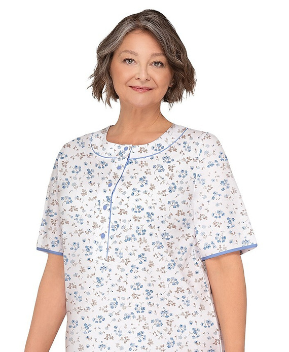 Camicia da notte Martel Basia I 263 cotone morbida comoda con bottoni