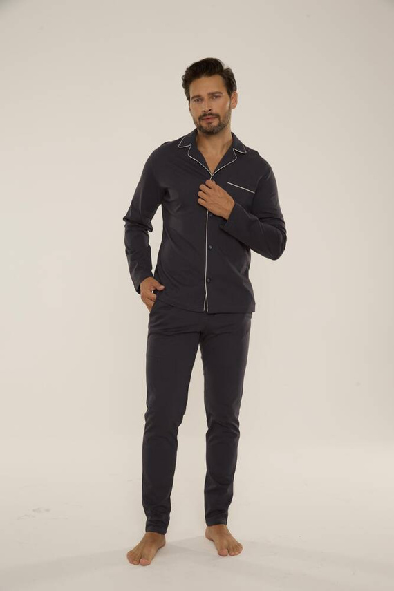 729 Norberto Pigiama da uomo De Lafense - grafite