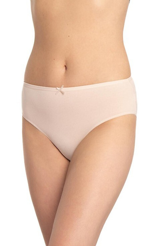 L-122BI-61 Mutandine Lama da donna 3 pezzi, cotone, taglio classico