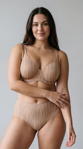 Figi Unikat Lima beige senza cuciture classiche comode da donna