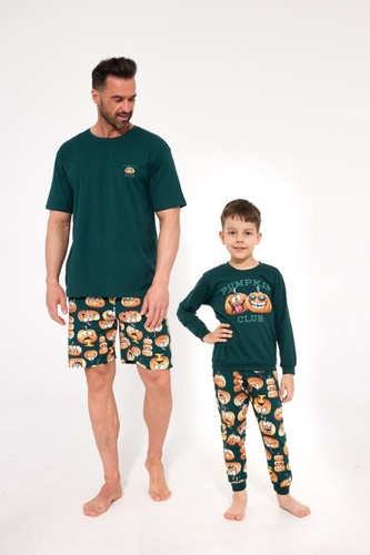 Pigiama bambino Cornette 593/187 966/187 Pumpkin Club 100% cotone manica lunga
