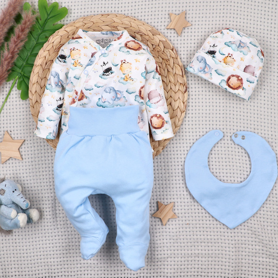 Completo neonato SEA OF JOY NINI cotone biologico OEKO-TEX morbido sicuro