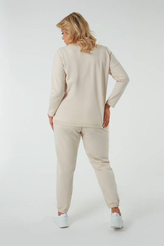 Madri Pantaloni donna Moda italiana - beige