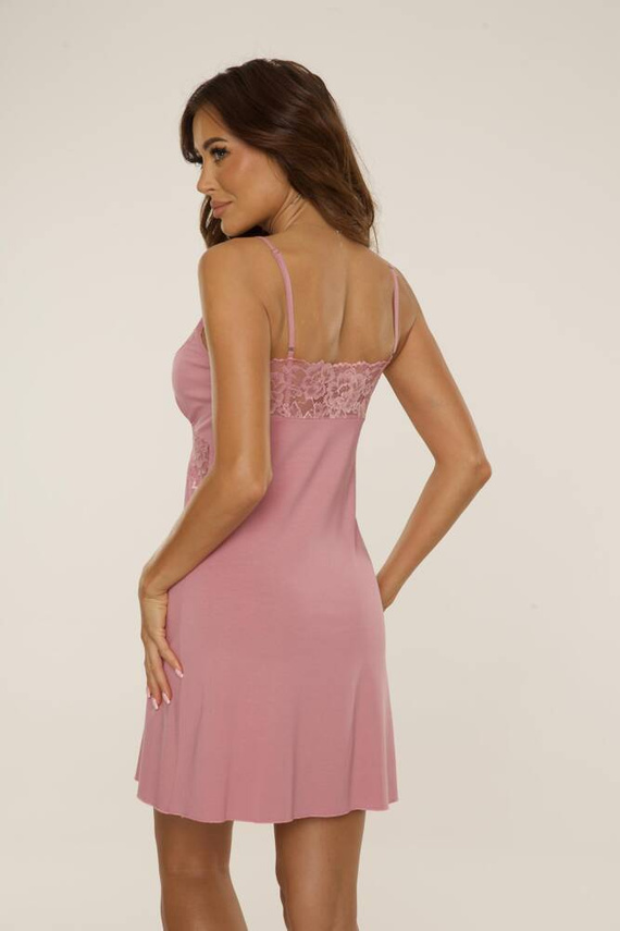 639 Camicia da notte Noela De Lafense - rosa sporco