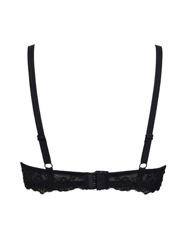 1940 Reggiseno Glam - tulle, morbido, con ferretto Sielei nero