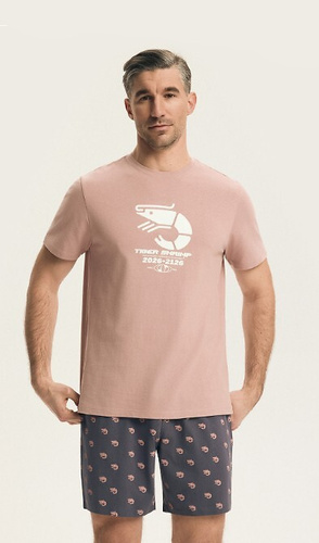 Pigiama uomo Brad 44520 Henderson 100% cotone, manica corta