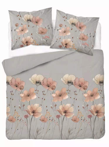 5493 A Detexpol Satin Stories grigio | 100% cotone, trama satinata, cerniera, confezione regalo