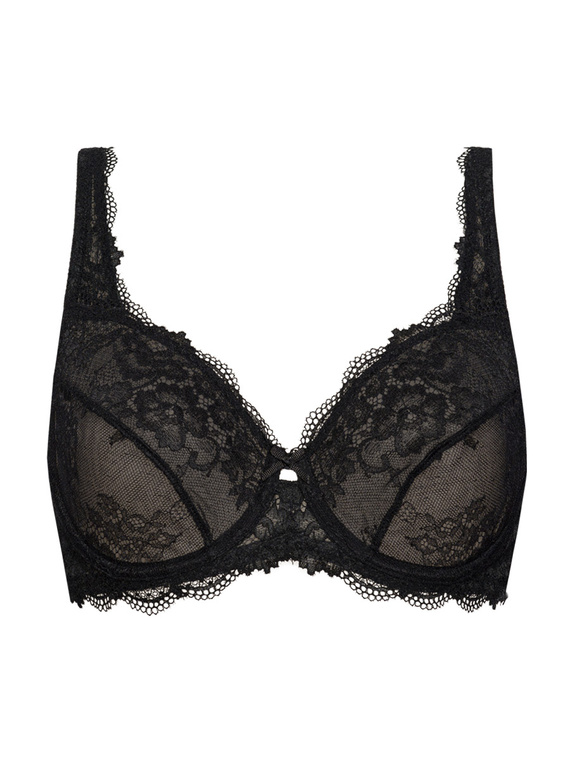 2442 Reggiseno Wonderlace - pizzo, morbido, con ferretto e regolabile Sielei nero