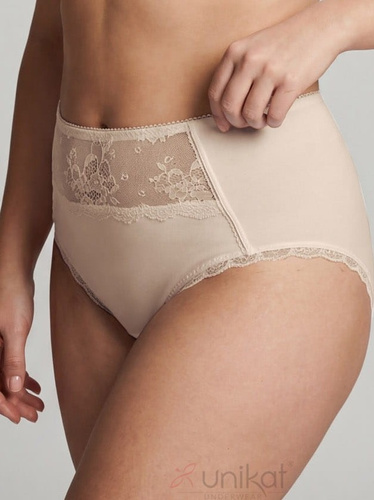 Slip donna Unikat Brenda beige comodi eleganti con pizzo morbido
