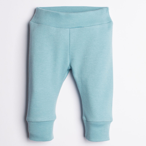 Pantaloni neonato Figo Nicol blu 100% cotone per bambino