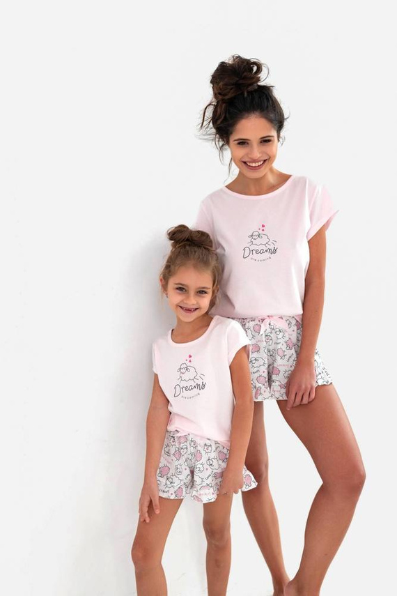 Sensis Lamb Kids Pigiama da bambina - rosa