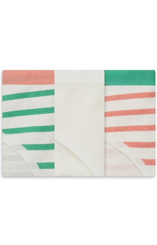 36508-K083 Henderson Slip bikini donna in cotone ecru confezione da 3 pezzi