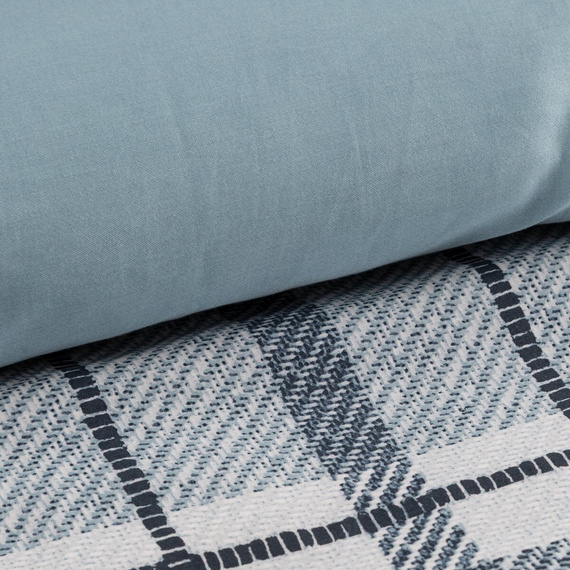 Eurofirany SPRING 95 completo letto 100% raso di cotone quadri Oeko-Tex