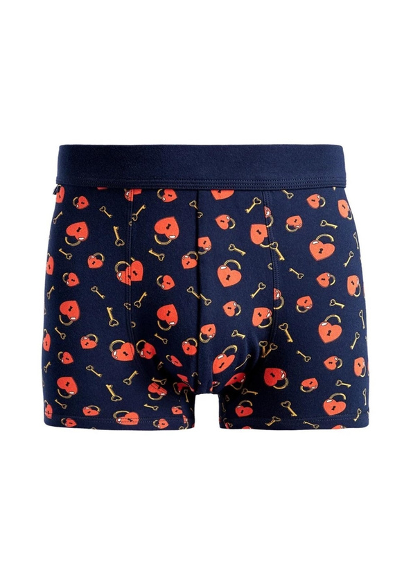 Boxer da uomo Moraj MBX600-366 'Love Stock' - Cotone pregiato, blu navy, regalo in barattolo di vetro