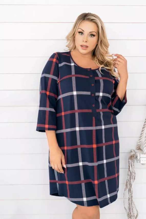 Izera camicia da donna per l'allattamento a 3/4 Moda Italiana - stampa