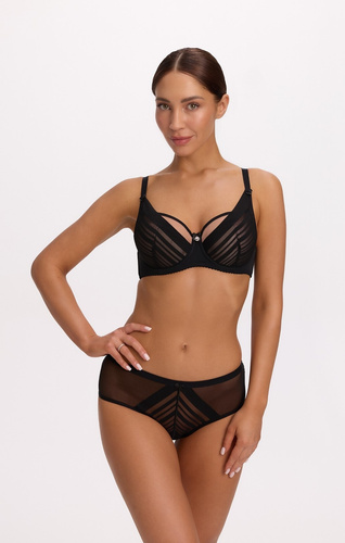 Reggiseno Semi Soft Gaia BS 1395 Alicia nero SS10 con ferretto