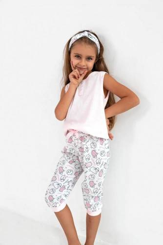 Pigiama da bambina Sensis Sheena - rosa
