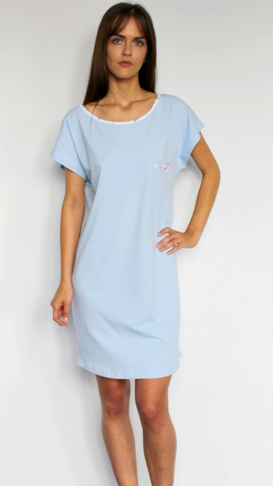 433 Camicia da notte Maribell Forex - blu