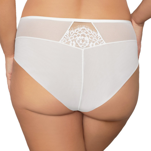 K 968 Loretta Gorsenia Mutandine a vita alta da donna, pizzo e tulle