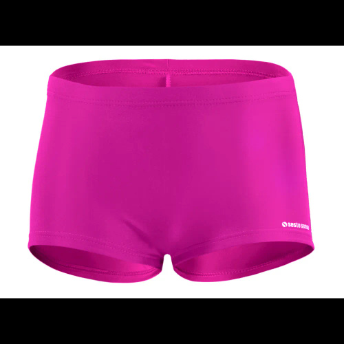 Sesto Senso DS01 Shorts da bagno donna sportivi in tessuto tecnico ad asciugatura rapida color amaranto