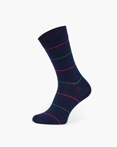A66 Cornette Premium Socks A'3 orsacchiotti blu navy - confezione natalizia da tre, cotone, confortevole