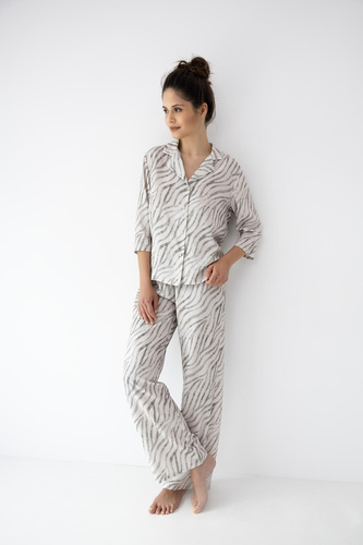 Sensis Emory 7/8 beige – pigiama donna 100% viscosa