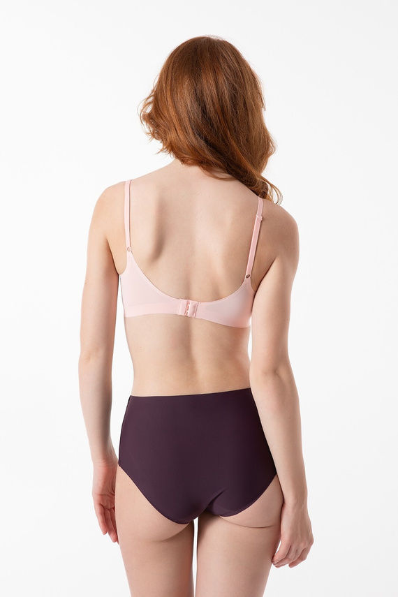 Maxi mutandine Julimex prugna scuro - lisce, senza cuciture, in scatola