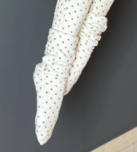 553/554 Calzini Wellsoft Smooth De Lafense - ecrù a piccoli punti