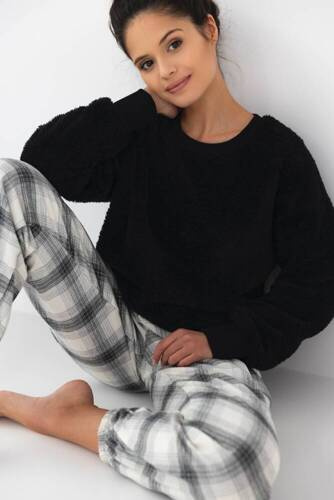 Pigiama Meredith Sensis donna - nero