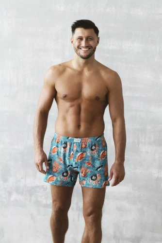 Boxer Ocean da uomo Moda italiana - stampa