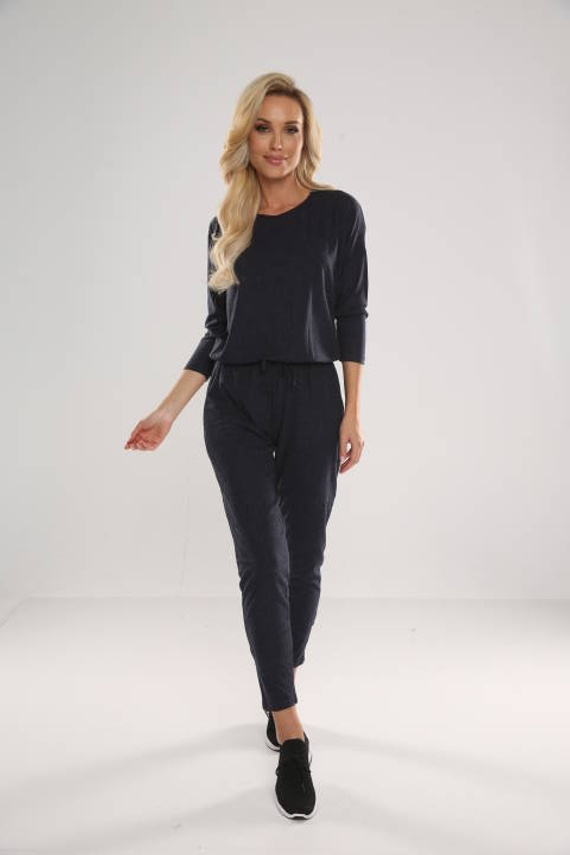 305 Paula Tuta pigiama donna - blu navy