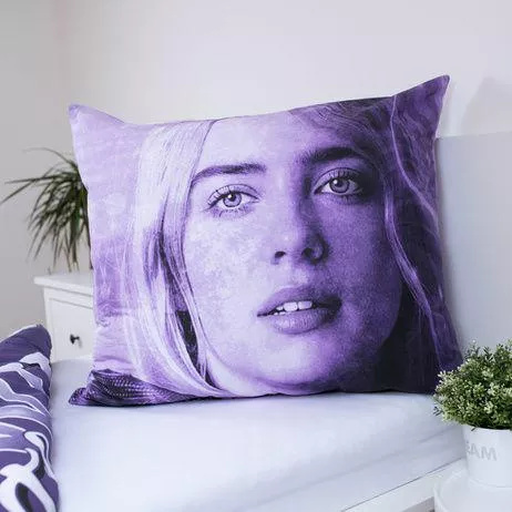 Biancheria letto Billie Eilish 140x200 cotone Jerry Fabrics zip