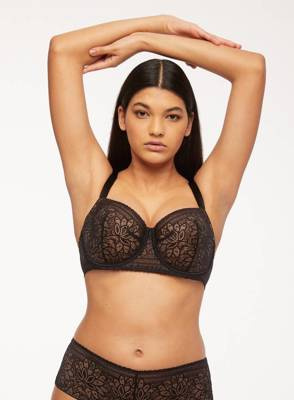 SC-857 Reggiseno morbido Mandala III Kinga nero