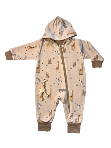 Mamatti KL021 tuta da ginnastica senza piedi per bambino - 100% cotone | Qualità polacca | Comfort quotidiano