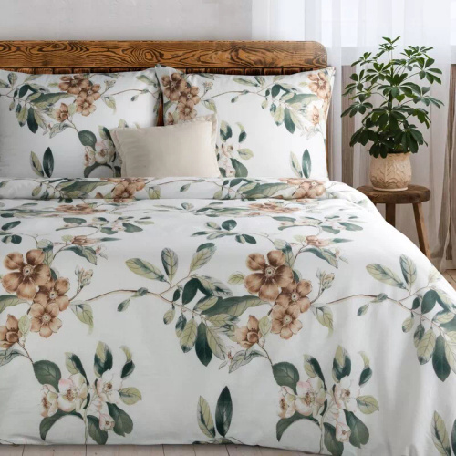 Parure copripiumino cotone Nikola Eurofirany morbida con zip premium
