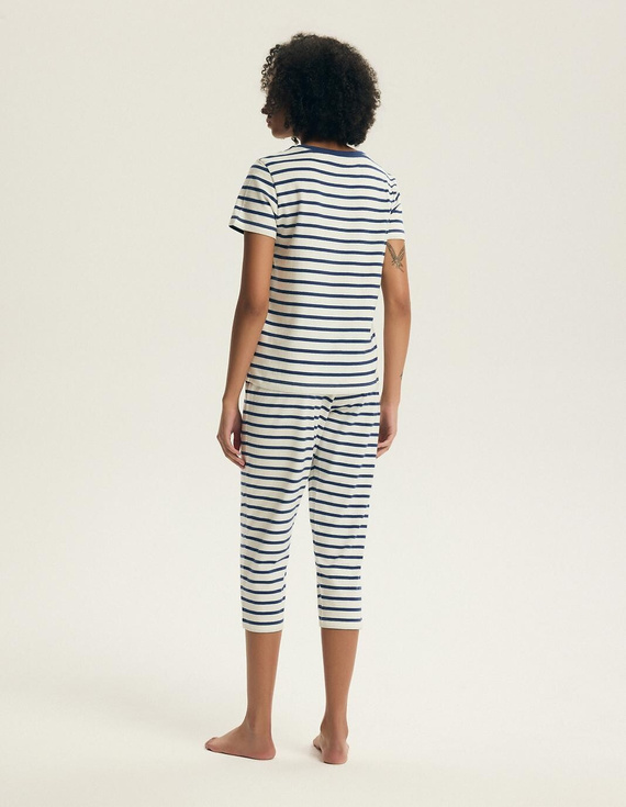 Pigiama donna 45316 Eulana 100% cotone 7/8