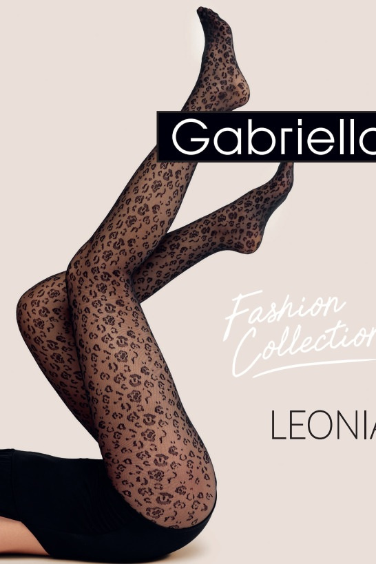 Gabriella Leonia 20 den collant leopardato – velato e leggero