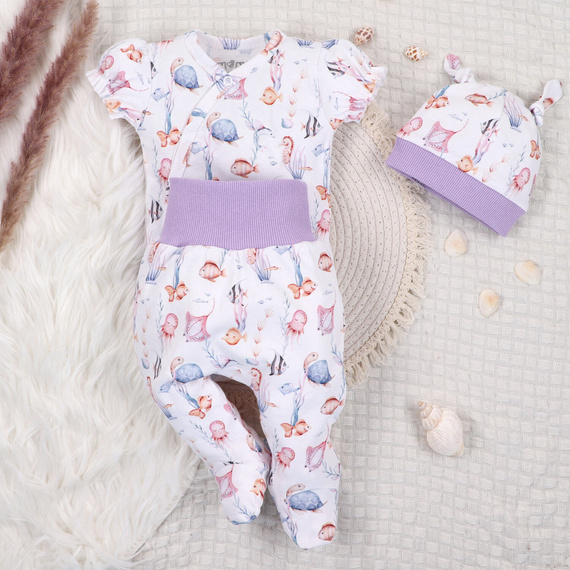 ABN-5490 Cappellino per bambini Nini di Underwater World - cotone organico, morbido e traspirante