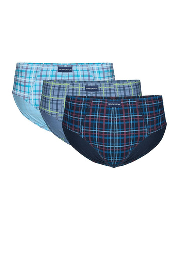 Henderson 1446 K708 Slip da Uomo 3-Pack 100% Cotone Morbido Classico