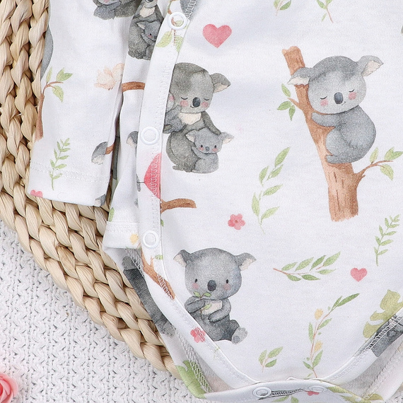 Body Nini Koala 100% cotone biologico, prodotto in Polonia