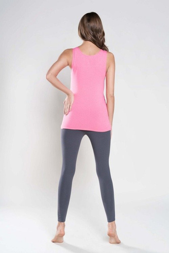 T-shirt donna Ewelina con cinturino largo Moda italiana - rosa