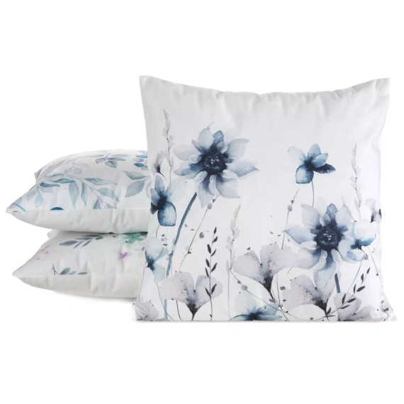 Fodera cuscino 45x45 Mink 37 Eurofirany velluto fiori