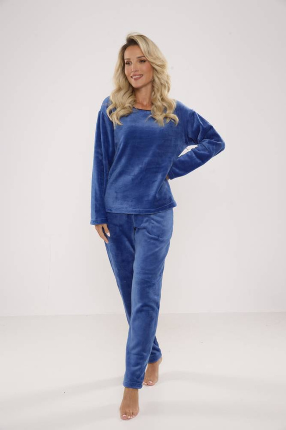 669 Pigiama morbido da donna De Lafense - denim