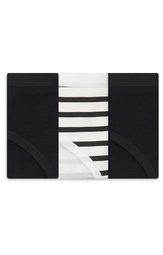 36508-K084 Henderson Slip bikini donna in cotone nero confezione da 3 pezzi