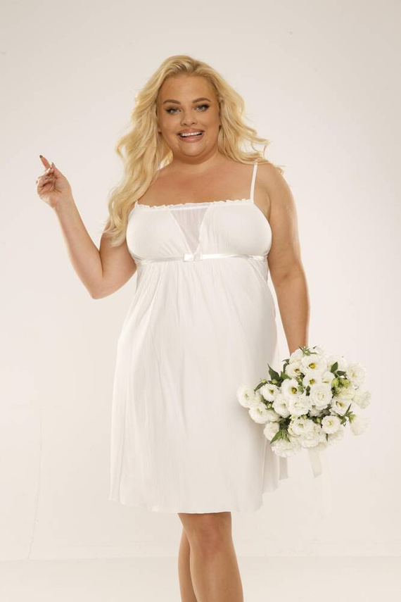 691 Camicia da notte Freya Forex senza spalline - ecrù