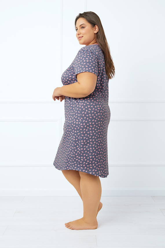 Camicia da notte e chemise da allattamento Tiana, manica corta Moda italiana - stampa