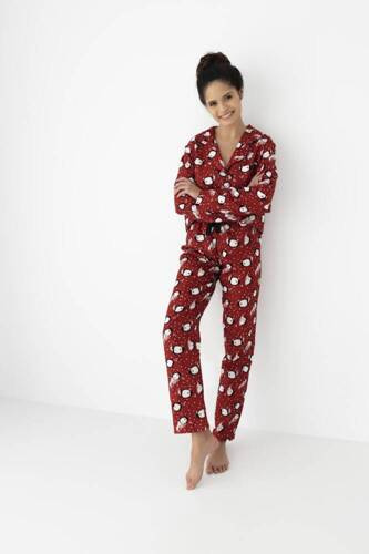 Pigiama di flanella da donna Tiggy Sensis - rosso