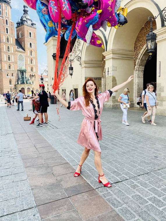 929 Kleoree Accappatoio da donna De Lafense - rosa